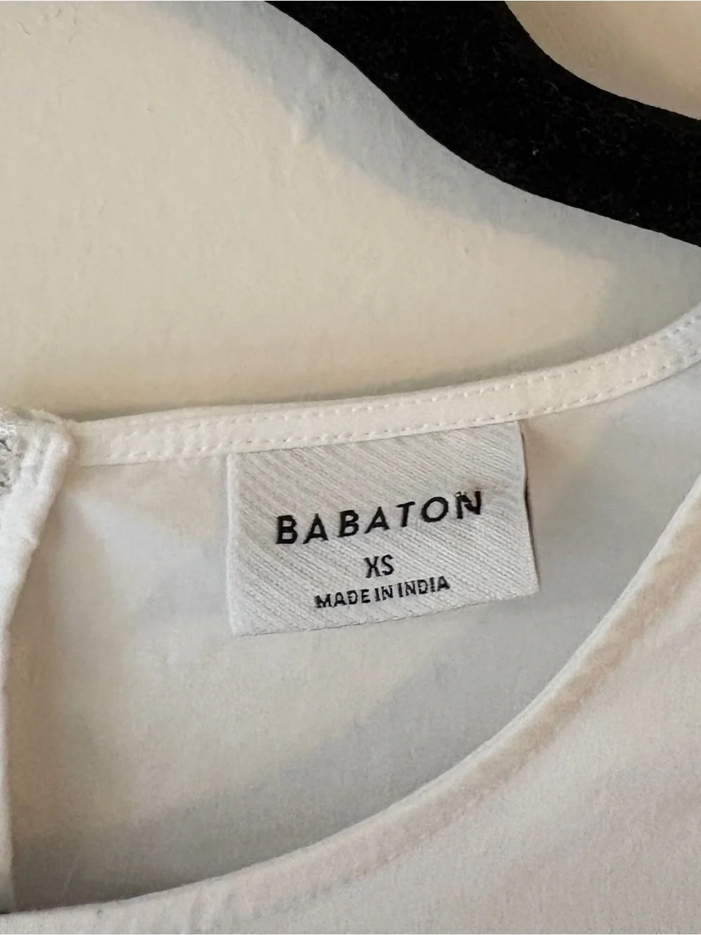 Aritzia Babaton Brighton Poplin White Midi Dress with 3/4 Sleeves XS Fit & Flare - Picture 11 of 15